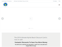 Tablet Screenshot of myrtlebeachpromotions.com